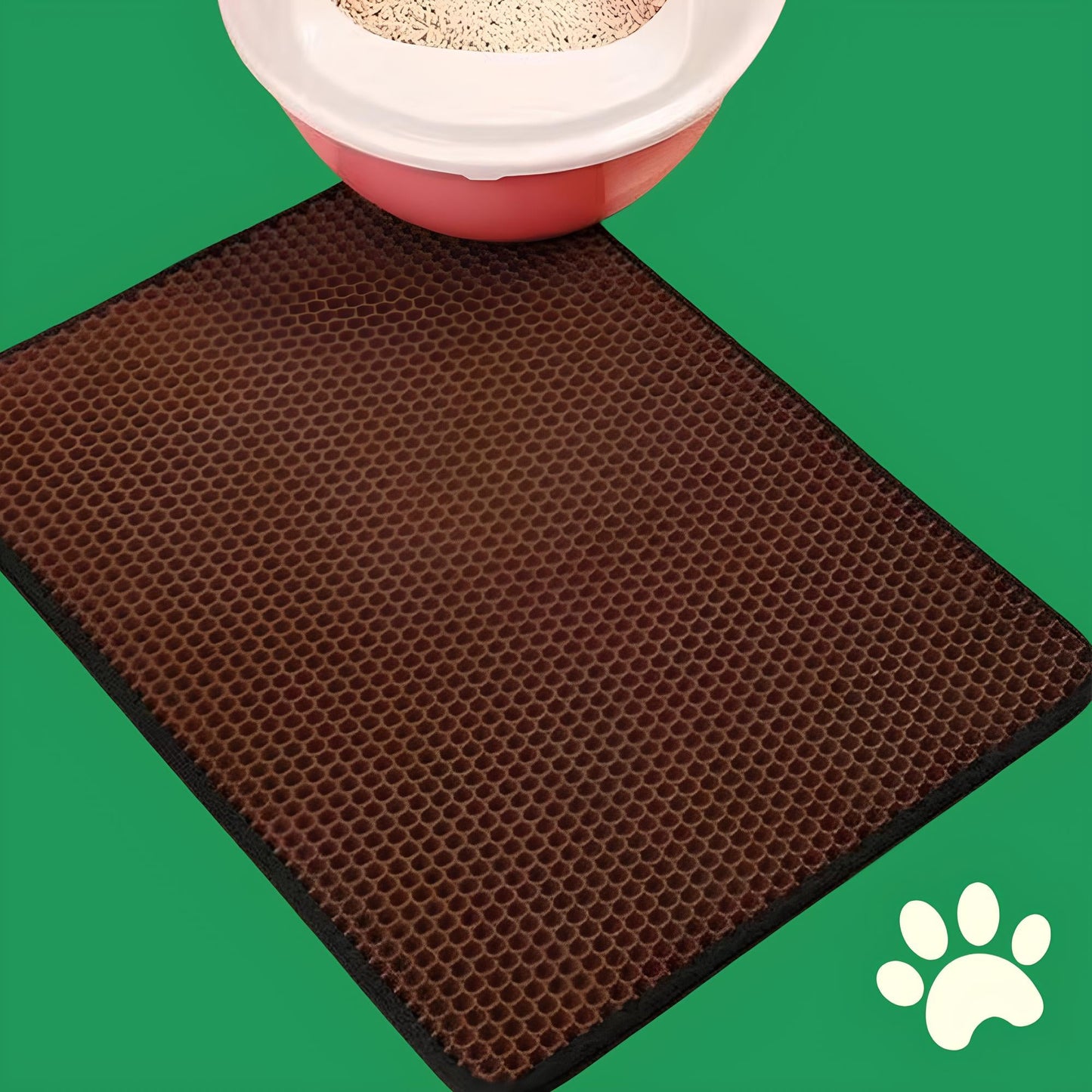 LitiPro™ - Tapis de litière imperméable pour chat.